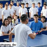 "Ping pong dev" sport klubida MASTER-KLASS