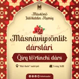 Masnaviyxonlik darslari