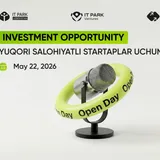 Open Day’da startapingizni investorlar oldida taqdim eting