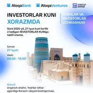 Xorazm: Investorlar va talantlar uchrashuvi