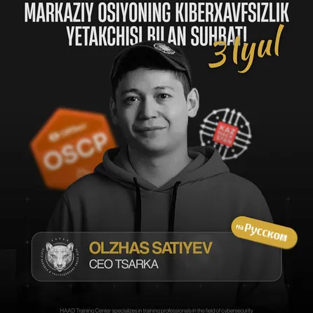 Markaziy Osiyoning kiberxavfsizlik yetakchisi bilan suhbat