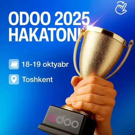 Odoo 2025 Hackathon 🚀
18-19 oktyabrda