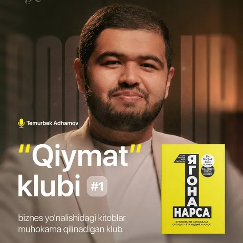 “Qiymat” kitobxonlik klubining ilk soni 
