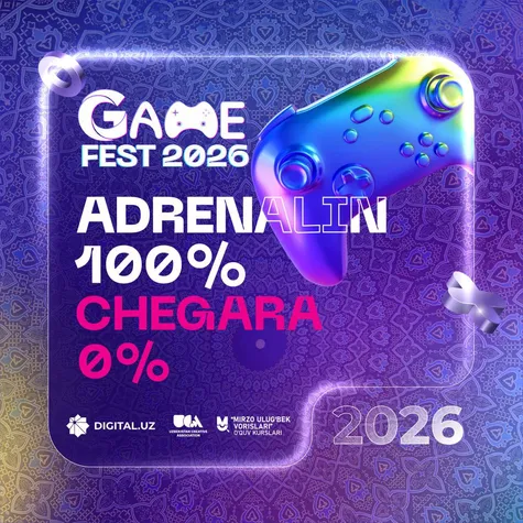 GameFest 2026 in Tashkent: Games, Animation, and Creative Technologies