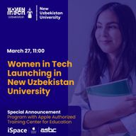Women in Tech launching in New Uzbekistan University