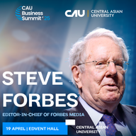 Steve Forbes in Tashkent -  CAU Business Summit 2025