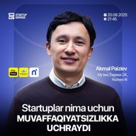 Startuplar nima uchun muvaffaqiyatsizlikka uchraydi?